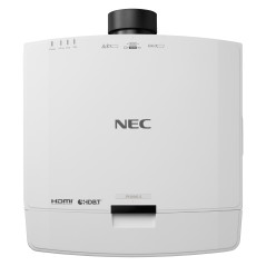 SharpNEC PV710UL White Projector - High-Performance, Crisp Visuals & Reliable Quality | Product No. 40001626